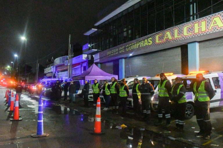 Operativo de control vehicular en Quilmes Oeste