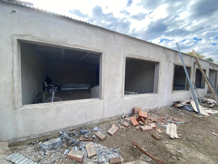 Obras de ampliación en escuelas de América Unida