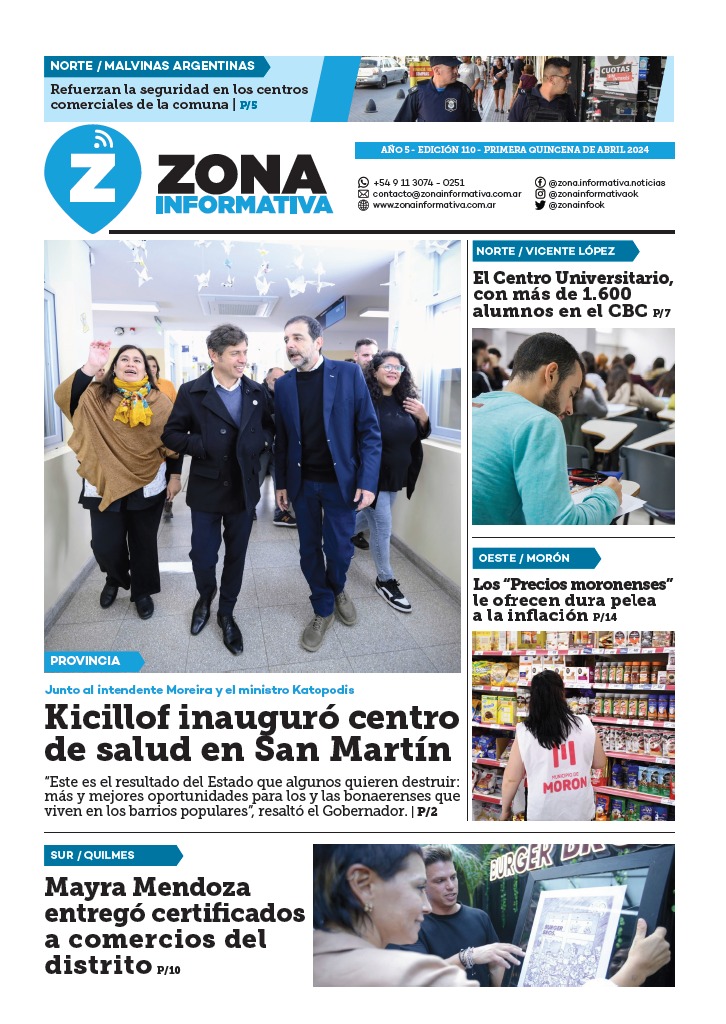 Zona Informativa 1° Quincena de Abril