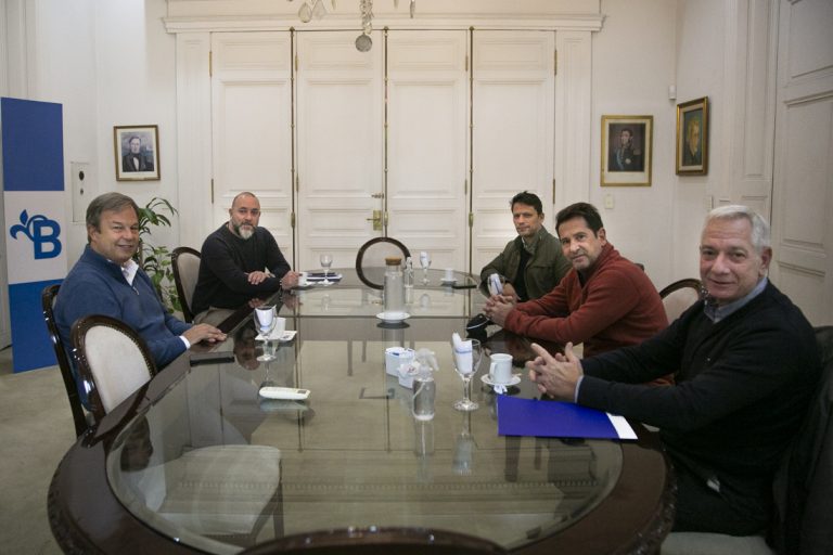 Cascallares recibió a empresarios que se instalan en el Parque Industrial