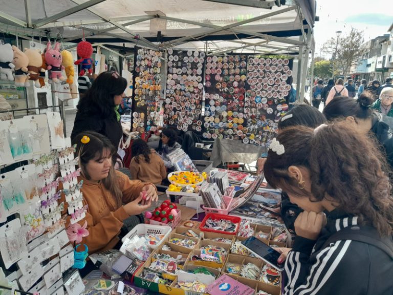V-Com tuvo su jornada en la peatonal Monteaguado