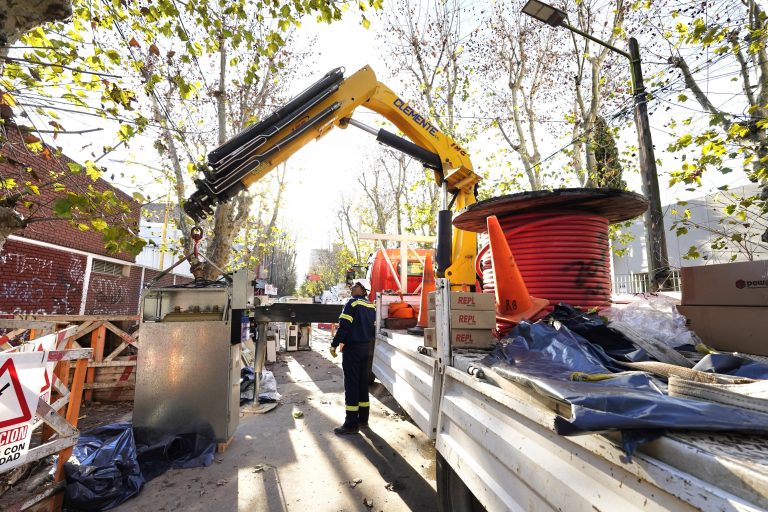 Completan obra de red eléctrica en Monte Grande