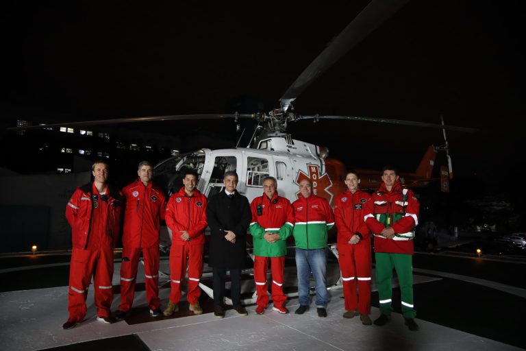 El SAME sumó dos helicópteros para atender emergencias nocturnas en 4 minutos