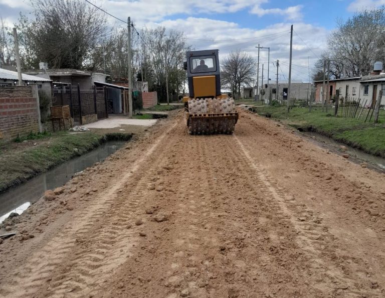 Mejoras en calles de Las Lomas