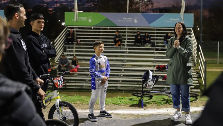 Vicente López, presente en el Mundial UCI de BMX