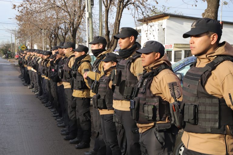 Operativo de seguridad en Monte Grande