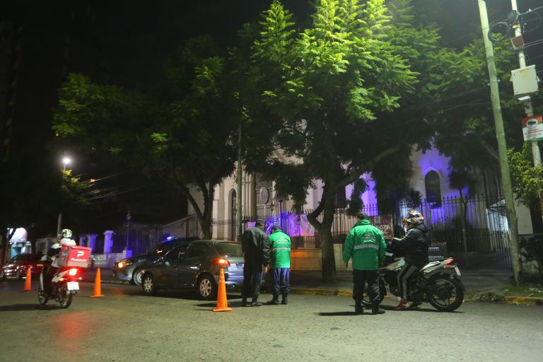 Operativo de control vehicular en Monte Grande