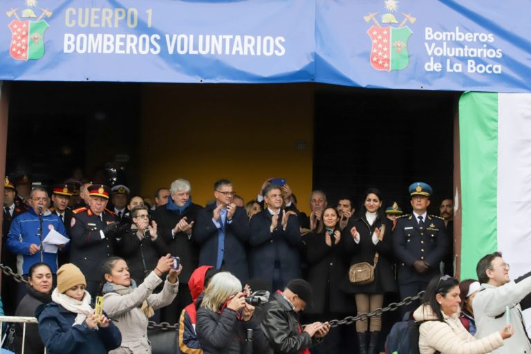 Jorge Macri les agradeció a los bomberos voluntarios por “su compromiso excepcional”