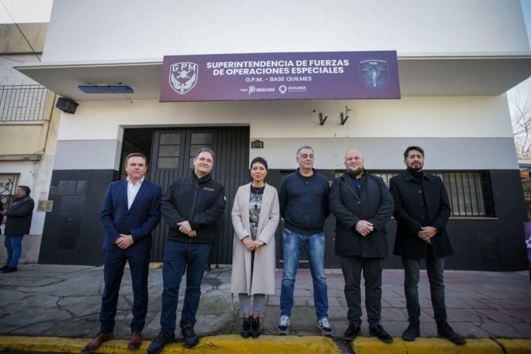 Se inauguró una nueva base del Grupo de Prevención Motorizada en Quilmes