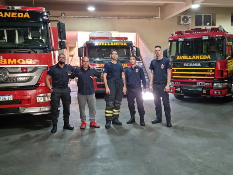 Avanzan obras en cuarteles de bomberos de Avellaneda