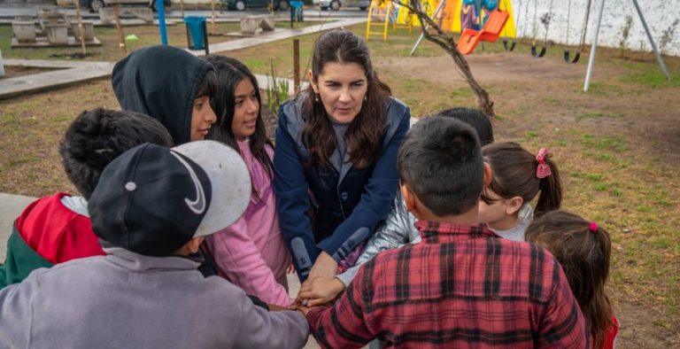 Mariel Fernández inauguró obras en Moreno Sur