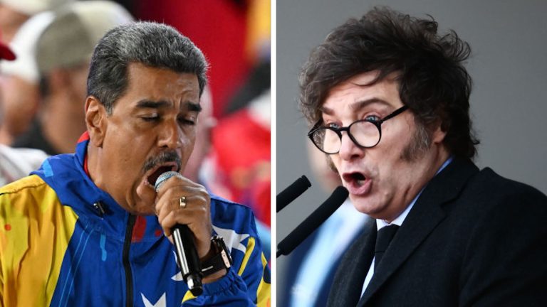 Milei habló de “fraude” en Venezuela y Maduro le respondió: “No me aguantas un round”