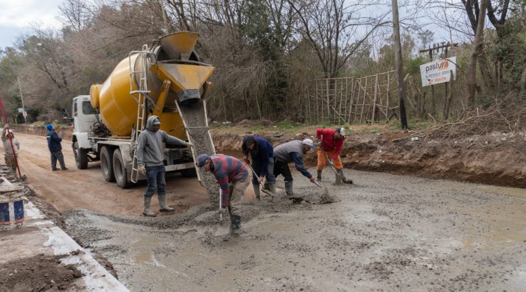Continúa en Moreno la obra de la Avenida Rubén Darío en La Reja
