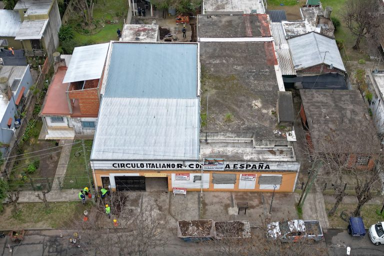 Avanzan obras en Centro Cívico Villa España-Plátanos