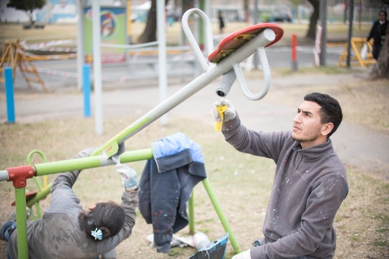 Avanzan obras integrales en Monte Chingolo