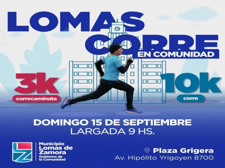 Inscripción abierta para el Lomas Corre en Comunidad