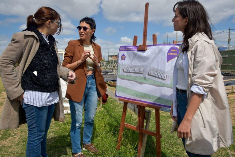 Mendoza y Batakis supervisaron el avance de obra de 28 viviendas