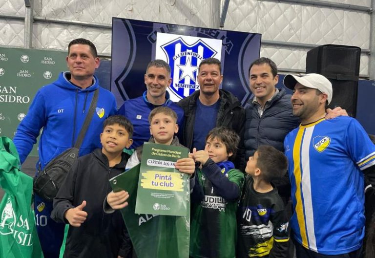 San Isidro lanzó un programa para fortalecer a los clubes de barrio