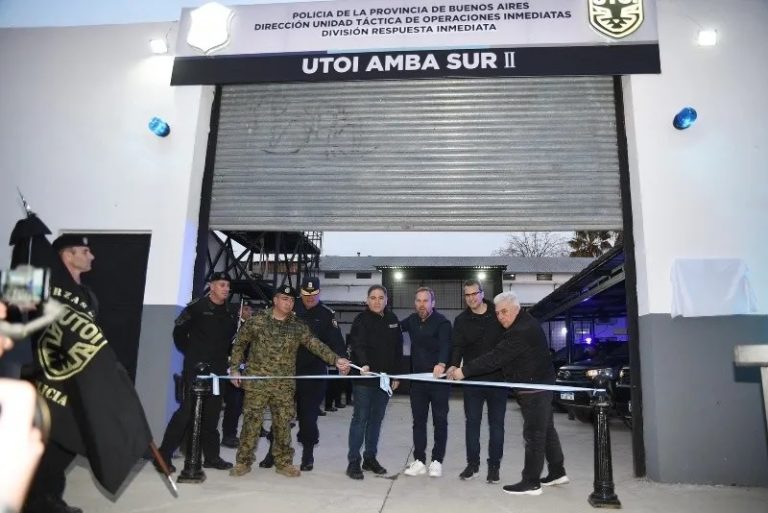 Se inauguró una nueva base de seguridad de la UTOI en Ezeiza