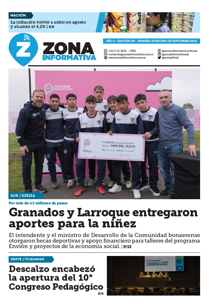 Zona Informativa 1° Quincena de Septiembre