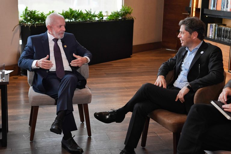 Kicillof se reunió con el presidente de Brasil Lula da Silva