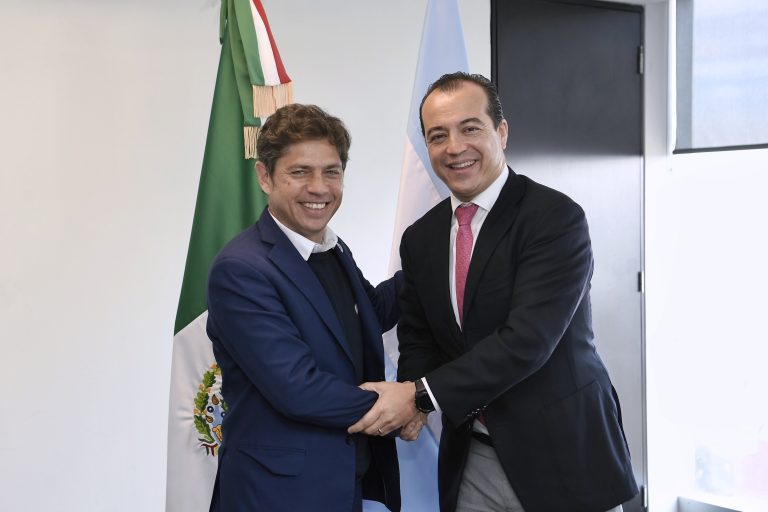 Kicillof cerró su visita a México con reuniones con funcionarios del Gabinete de Sheinbaum