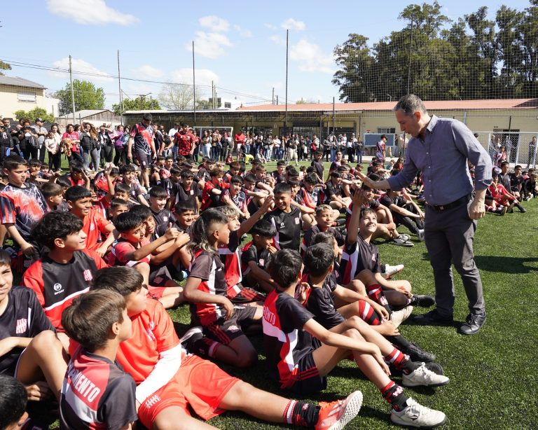 Se inauguraron las obras del predio deportivo del Club San Martín