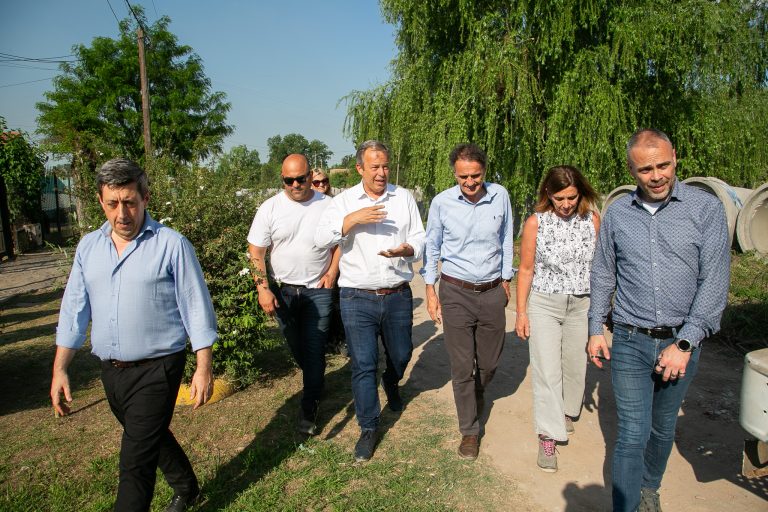 Comenzó en Glew una histórica obra hidráulica que beneficiará a más de 5 mil vecinos