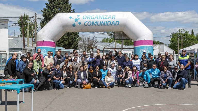 Cascallares recorrió el programa “Organizar Comunidad” en Almirante Brown