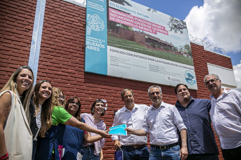 Cascallares y Larroque inauguraron una sede “Envión” en Almirante Brown
