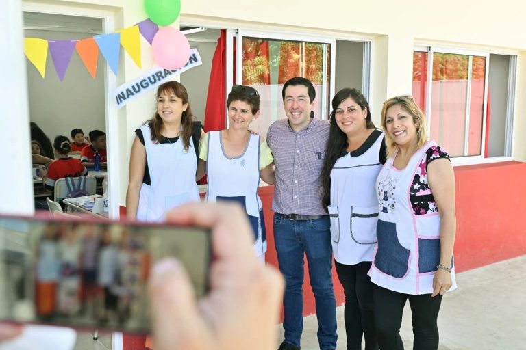 Nardini inauguró aulas en la Primaria N° 35 de Los Polvorines