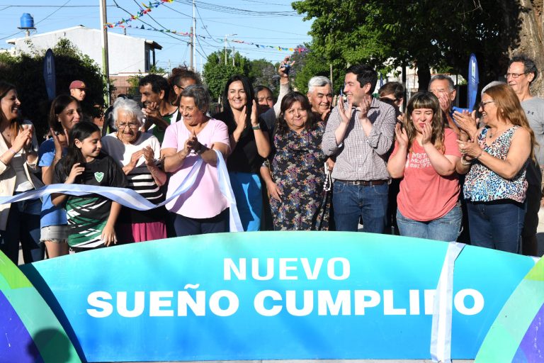 Nardini, en Los Polvorines: “Logramos cumplir con la promesa que le hicimos a los vecinos”