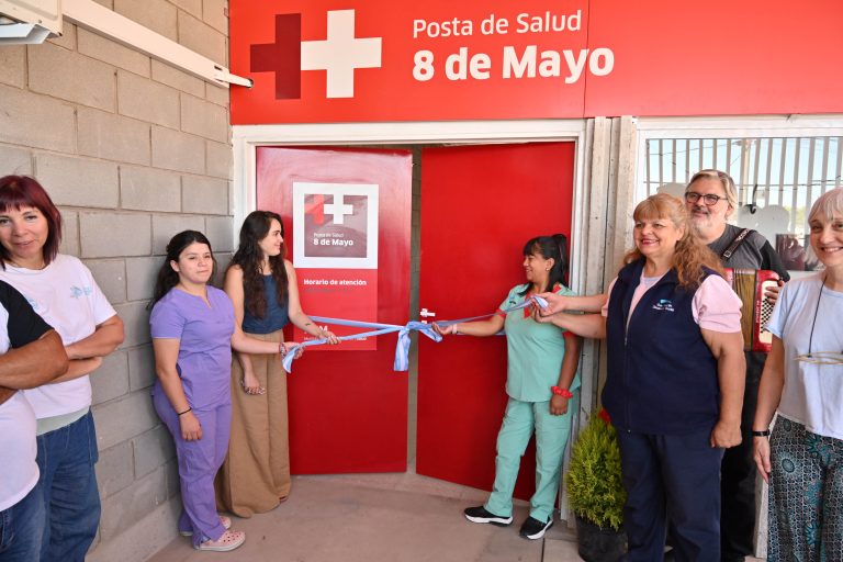 San Martín inauguró la Posta de Salud de Barrio 8 de Mayo