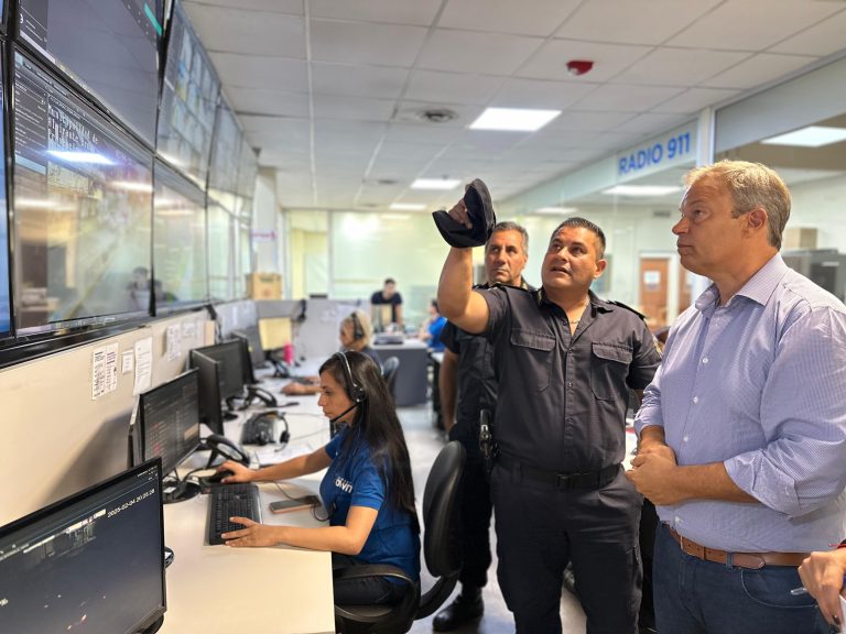 Cascallares monitoreó el desempeño policial y los servicios de emergencias