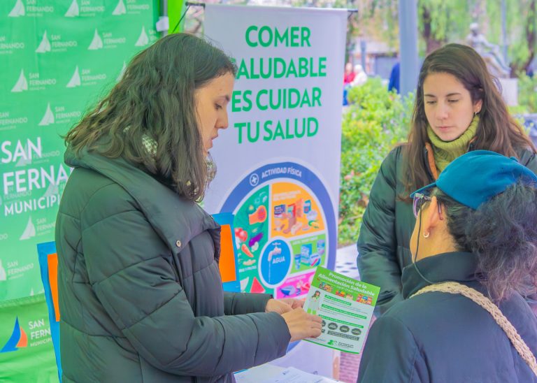 San Fernando adhirió al “Día Internacional de la Hipertensión Arterial” con actividades en la Plaza San Martín