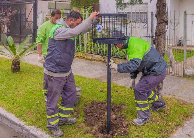 San Fernando acercó servicios y mejoró el mobiliario urbano del Barrio Aviación
