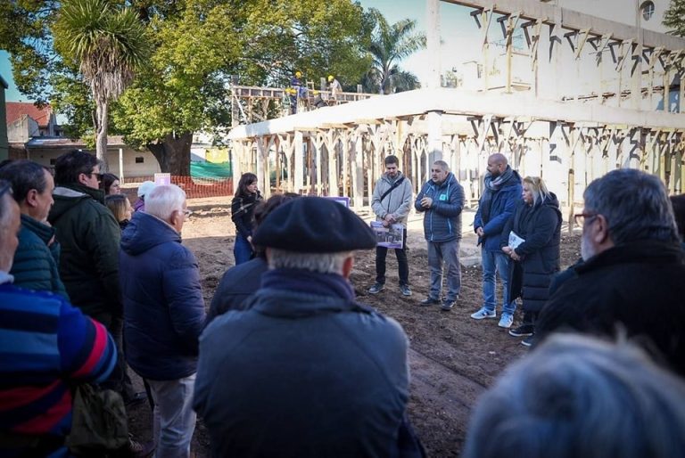 Avanza la construcción del nuevo centro de gestión y participación ciudadana de Bernal