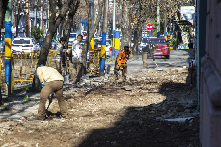 Avenidas Porteñas: empezaron las obras en Avenida Pérez Galdós