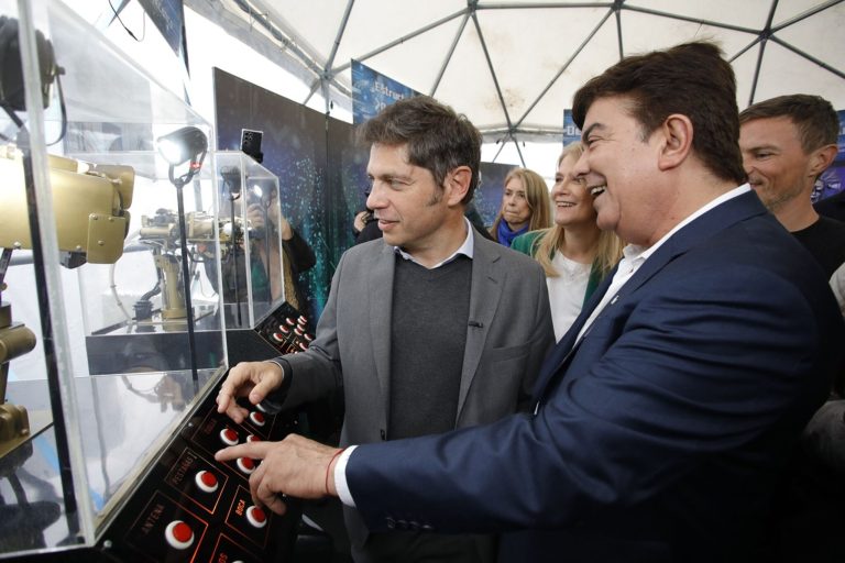 Espinoza y Kicillof inauguraron Hecho en MTZ