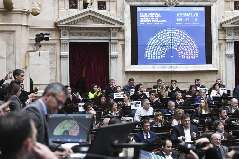Diputados logró los dos tercios y aprobó la emergencia del Garrahan