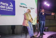 Moreira inauguró la 4° edición de la Feria del Libro San Martín Lee