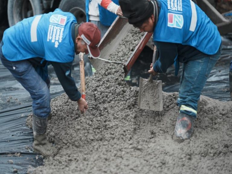 Avanza el Plan de Repavimentación en hormigón en todos los barrios