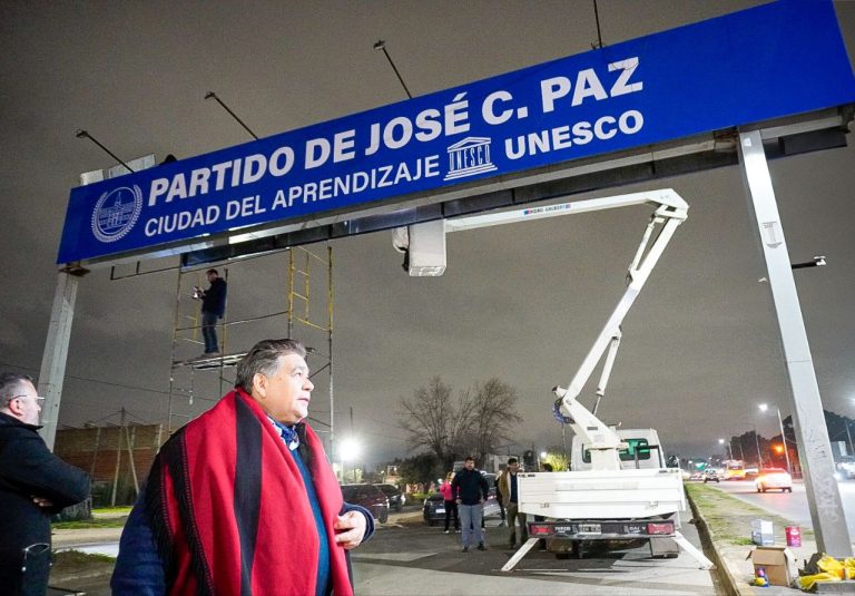 José C. Paz sumó un nuevo pórtico con lectoras de patentes