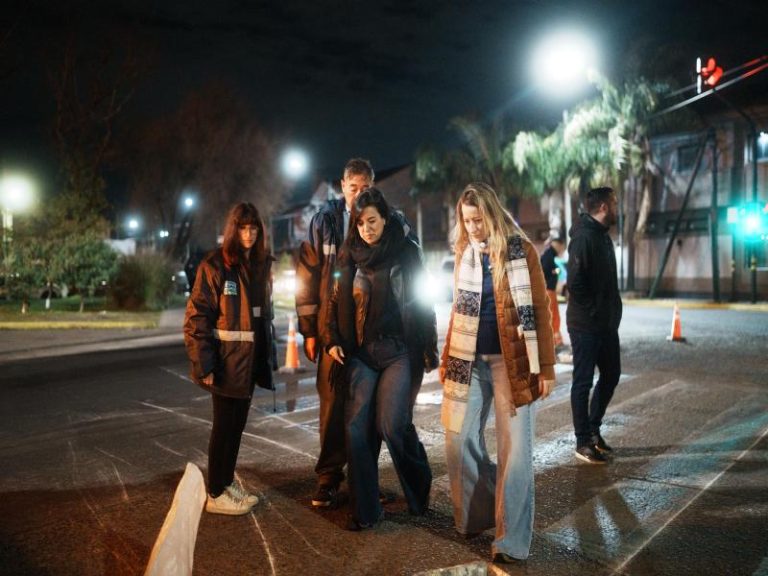 Lomas realiza obras para fortalecer la seguridad vial en los barrios