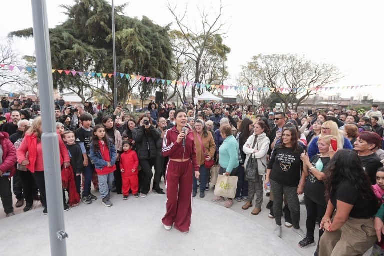 Se refaccionó en Quilmes una plaza con fondos 100% municipales 