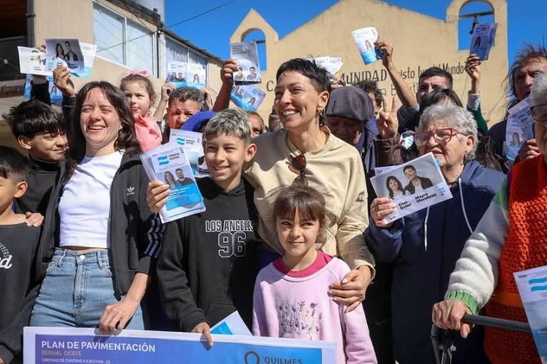 Con fondos 100% municipales, continúan las obras de pavimentación en Quilmes