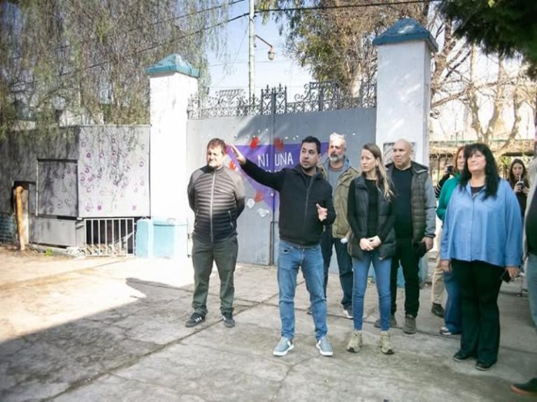 Continúan las obras de renovación de la Secundaria N°14 de Temperley