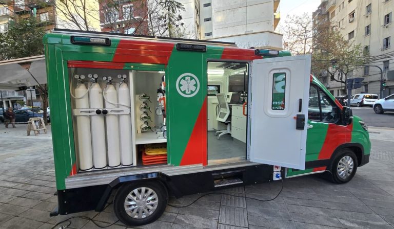 El SAME abrió una base operativa en Once y sumó un centro de comando móvil con tecnología inteligente