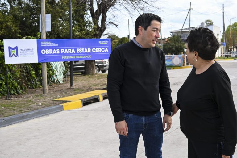 Nardini inauguró más obras claves para la conectividad en Grand Bourg