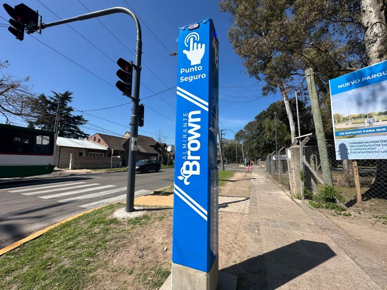 Almirante Brown suma 100 “Puntos Seguros” en 12 localidades